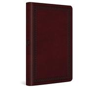 ESV Large Print Value Thinline Bible: English Standard Version, TruTone, Mahogany, Border