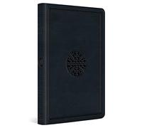ESV Large Print Value Thinline Bible: Esv Large Print Value Thinline Bible, Trutone, Navy, Mosaic Cross Design
