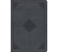ESV Large Print Wide Margin Bible: English Standard Version, Slate Blue, Trutone, Ornament Design, Wide Margin