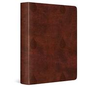 ESV Single Column Journaling Bible: English Standard Version Chestnut Trutone Leaves Design Single Column Journaling Bible
