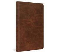 ESV Thinline Bible, Red Letter: English Standard Version, Deep Brown, Full Grain Leather