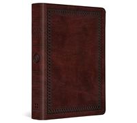 ESV Value Large Print Compact Bible: English Standard Version, Mahogany, Trutone, Border, Value Bible