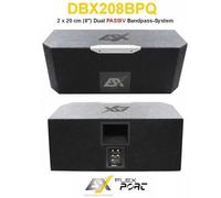 ESX DBX208BPQ 2x8“ (20CM) Dual Filtro Paso Banda Sistema 800 Watt Bajos Subbox