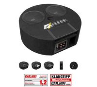ESX DBX800Q | 2 x 20 cm (8') Dual-Bassreflex-System für Die Reserveradmulde | Subwoofer - Bass