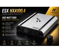 ESX HXA100.4 Amplificador analógico de 4 canales 400 vatios RMS con control...