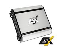 ESX HXE110.2 4.0canales Hogar Alámbrico Negro, Plata - Amplificador de audio (4.0 canales, 220 W, A/B, 0 - 12 dB, 110 W, 70 W)