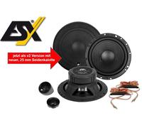 Set 4 Arcas Altavoces ESX HZ6.2C 3Ohm Delanteros para Fiat Tipo II De 2015