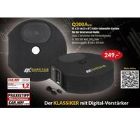 ESX Q-300AV2 15 x 23 cm (6 x 9”) Sistema de subwoofer activo para el hueco...