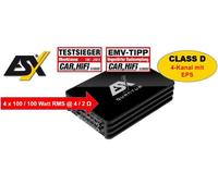 ESX Q-FOURv2 Clase D 4 canales compacto amplificador digital 400 vatios RMS