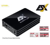Amplificador digital compacto Esx Q-Fourv3 4 canales clase D 480 vatios RMS