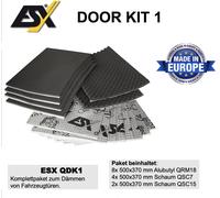 ESX QDK 1 QUANTUM Juego Completo Aislamiento Puerta Autoadhesivo AluButyl,...