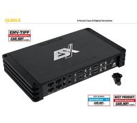 ESX QL800.8 Amplificador Digital Clase D 8 Canales 1000 WRMS Nivel Bajo Mando...