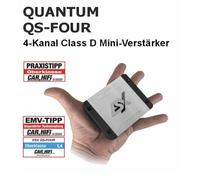 ESX QS-FOUR Amplificador Digital Nano Class D Compacto De 4 Canales 240 W RMS