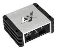 ESX QUANTUM QS-FOUR-ISO - Amp ultra compacto de gama completa clase D con 240 W RMS a solo 90 x 35 x 80 mm | Incluye arnés de cableado ISO Plug & Play | (Car-Audio