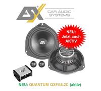 ESX Quantum Qxfa6.2c 2-Wege Activo Altavoz Sistema Con Amplificador Fiat Ducato