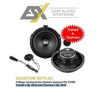 ESX QXT6.2C 2-Vías Sistema de Altavoces Compatible Con Ford Transit Desde 2014