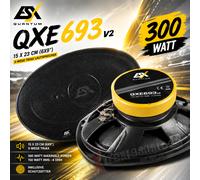 ESX QXE693v2-15 x 23 cm (6 x 9") Altavoz Triax de 3 vías | 150/300 W RMS/Max | Serie Quantum