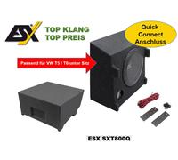 ESX Soporte subwoofer SXT800Q 20 cm (8") compatible con VW T5/T6/T6.1 - copiloto y conductor