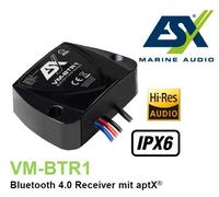 Receptor Bluetooth ESX VM-BTR1 Adecuado para barcos marinos, ATV, motocicleta...