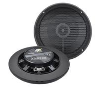 ESX VMS-62B - Coaxial de 2 vías negro de 16,5 cm para marina, exterior/caravana, extremadamente plano, profundidad de montaje de 2,5 cm, resistente a los rayos UV y a la humedad, 1 par