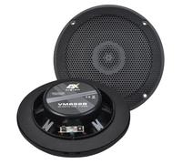 ESX VMS-52B - Coaxial de 2 vías negro de 13 cm para marina, exterior/caravana, extremadamente plano, profundidad de montaje de 2,5 cm, resistente a los rayos UV y a la humedad, 1 par