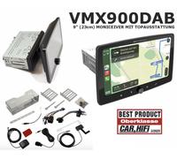 ESX VMX900DAB Universal 1-DIN Media Moniceiver (9") TFT Apple CarPlay, Android