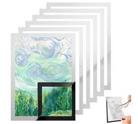 ESYFOR Marcos Magnéticos Autoadhesivos A3, 6 Piezas Diamond Painting Marco PVC Impermeable Multiusos Marco Informativo Autoadhesivo para Publicar Letreros,Licencia,Fotos,Documento