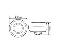 ESYLUX Interruptor de Movimiento básico (completo) - EB10430886