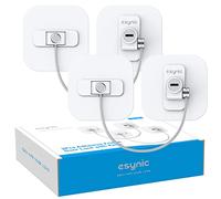 eSynic 2 piezas Seguridad de Refrigerador Cerradura de la Puerta del Refrigerador con Llave para la Seguridad del Bebé Utilizado en Refrigeradores Congeladores Armarios Secadoras Lavadoras-Blanco