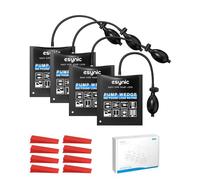 eSynic 4PCS Bolsa de Bombeo de Cuña de Aire Cojinete de Cuña Inflable de Cuña de Bomba de Bolsa de Aire 300 Libras Kits de Bomba de Cuña de Aire para Levantar Ventanas, Puertas, Lavadoras,etc