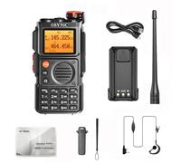 eSynic Walkie Talkies Profesionales de Largo Alcance con 999 Canales Doble Banda Walkie-Talkie con Pantalla a Color Radio Bidireccional Profesional Scrambler Carga USB Tipo C para Exterior Camping