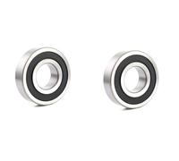 ESYSMSToz 6306-2RZ Rodamientos de Motor de precisión de Bolas de Ranura Profunda de Alta Velocidad Rodamiento de Acero 30x72x19mm,2pcs