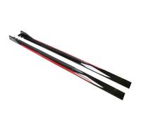 ESZXGVFK Faldones Laterales Coche para KIA Sportage 2010-2016,Estribos Laterales Antiarañazos Barra Paso Lateral Pedales Anti Choques Accesorios,A2-Black+Red