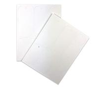 ET Cetera EVO - Hoja de etiquetas blanca de 8.5 x 11 pulgadas, papel de tinta con alcohol, resistente a desgarros, reciclable, reutilizable, flexible, 2 hojas