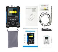 ET120MPro Osciloscopio Digital, 120MHz Ancho de Banda 500MS/s Frecuencia de Muestreo Fuente de Señal 3MHz Para Diagnóstico Automotriz Y Educación Negro