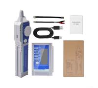ET608 - Comprobador de cables de red con detector de voltaje NCV - RJ45 Crimp Check & para poe Trace para LAN Ethernet Wire Breakpoint Finder 210 mm Gris
