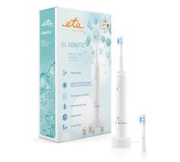 ETA Cepillo de dientes eléctrico sónico I Sonetic I 5 x modos de limpieza I hasta 40000 movimientos del cabezal del cepillo/minuto I Sensor de presión I Temporizador I 3,7 V Batería de ion de litio I
