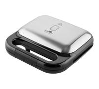 ETA Krusto Sandwichera 750 W I - Aparato para pan y sándwich con placas antiadherentes, ajuste automático de la temperatura I - Mango aislado térmicamente I Pies antideslizantes I Negro