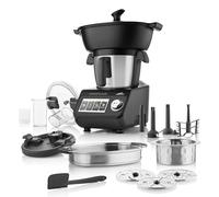 ETA Leonardo Plus I Robot de cocina con función de cocción y báscula, cocción al vapor, 1000 W, cuenco de acero inoxidable de 3,5 l, pantalla LCD con muchas recetas integradas, 15 funciones, color