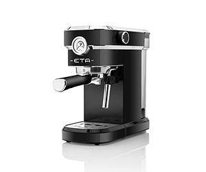 ETA Portafiltro Storio I Negro I Máquina de espresso I Boquilla de espuma de leche I 20 bar I 750 ml depósito de agua I 1350 W