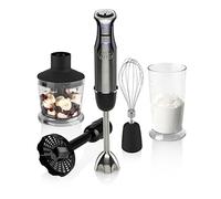 ETA Tasso - Batidora de mano (600 W, accesorio para batir, cuchilla picadora de 500 ml, accesorio especial para picar patatas y preparar puré de verduras)