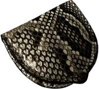 Etabeta Artigiano Toscano - Monedero hombre Tacón de Piel de Pitón auténtica certificada CITES - Hecho en Toscana, Italia, Rock_3, std, Clásico