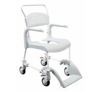 Etac Clean - Silla de ruedas para ducha y WC (55 cm de alto), color gris