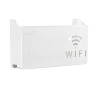 Étagère Murale Pour Routeur - Support De Routeur WiFi Mural, Boîtier De Rangement ABS Sans Fil Avec Ventilation Inférieure | Étagère De Stockage Multifonction Pour Salon, Bureau, Maison - Organisation