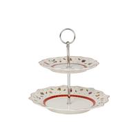 Villeroy & Boch Bandeja de Pisos Toy's Delight 14-8585-7887, porcelana premium, blanco/rojo, pequeña