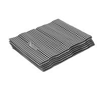 ETAINGYEUN 100pcs Recuerdos Negros de la Rejilla Blanca Blanca ldpe Material Reutilizable 10.6x7.9 Pulgadas de goles