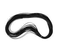 ETAINGYEUN Kit de reparación de Mimbre Material de plástico Resistente para Muebles para Reparar sillas de Mimbre del Patio, sofás, mesas, Cajas decoración del hogar: Kit (Negro)