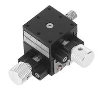 Etapa deslizante de ejes XY, mesa deslizante con guía de de milano, mesa deslizante manual tipo tornillo de avance con construcción de aleación de aluminio, para pruebas de