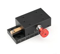 Etapa lineal manual con diapositiva de ranura de cola de milano Xaxis, desplazamiento de 40 mm y mecanismo deslizante de latón para posicionamiento de equipos