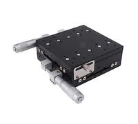 Etapa lineal PIXAXOHH XY, para instrumentación de precisión, operación manual, aleación de aluminio duradera, posicionamiento preciso, diseño compacto para microscopía y óptica